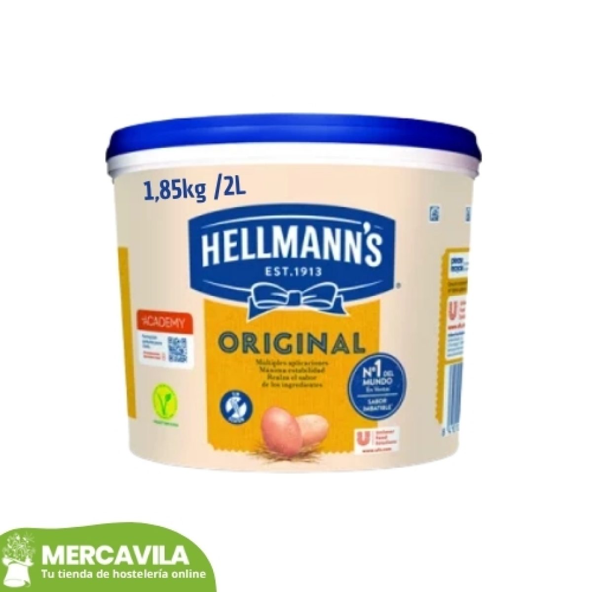 Cubo Horeca de Salsa Mayonesa Original Hellmann´s 2 L