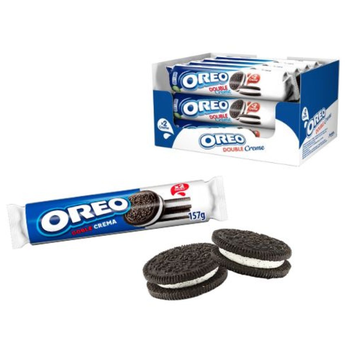 Galleta Oreo Rellena con Doble Crema x16