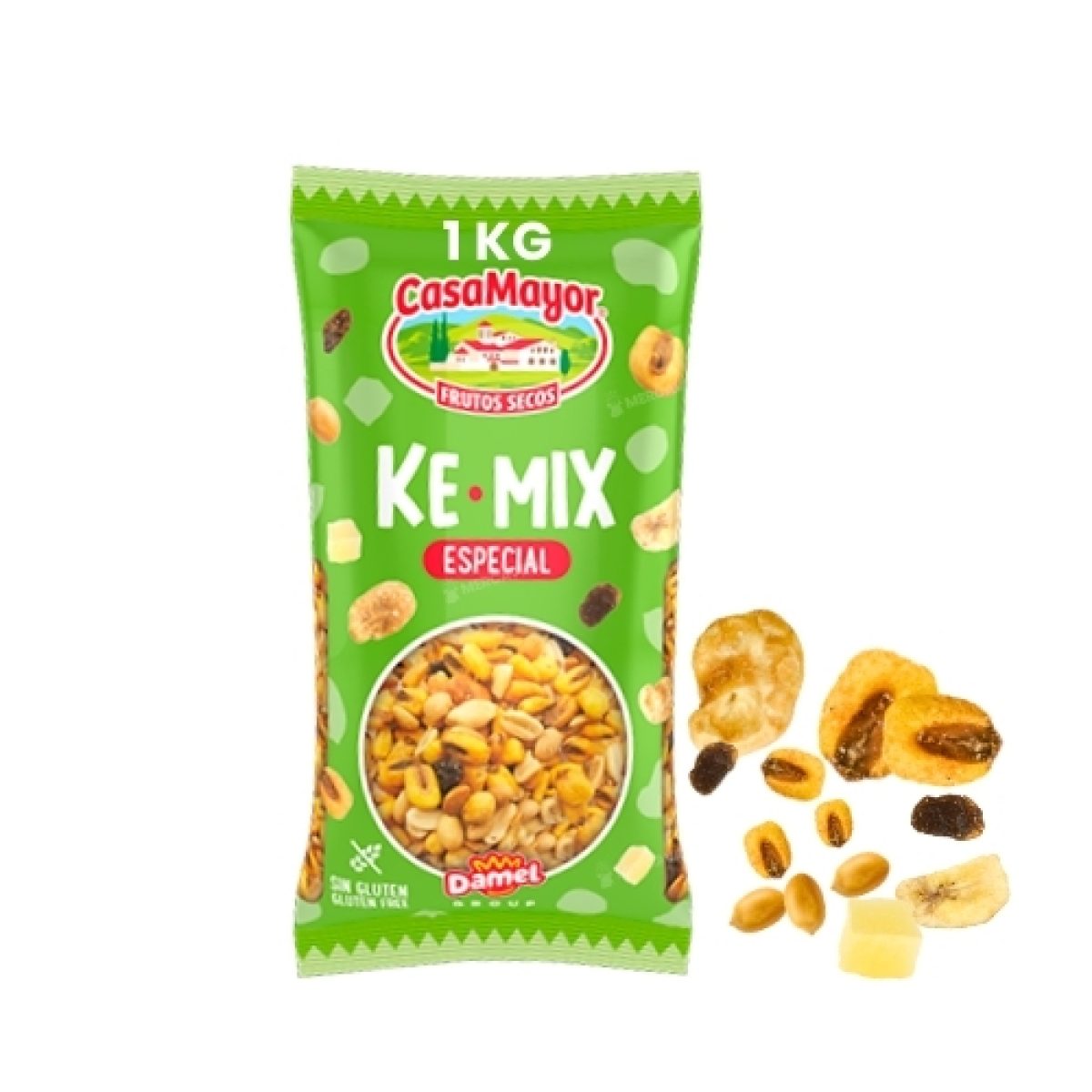 Bolsa KE MIX Especial Mezcla de Frutos Secos CasaMayor Damel 1kg