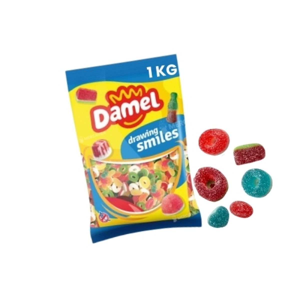 Surtido de Golosinas Recubiertas de Azúcar Mini Damel 1 kg