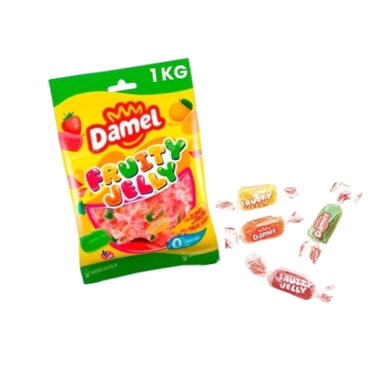 Fruity Jelly Caramelos Blanditos de Sabores Damel 1 kg 