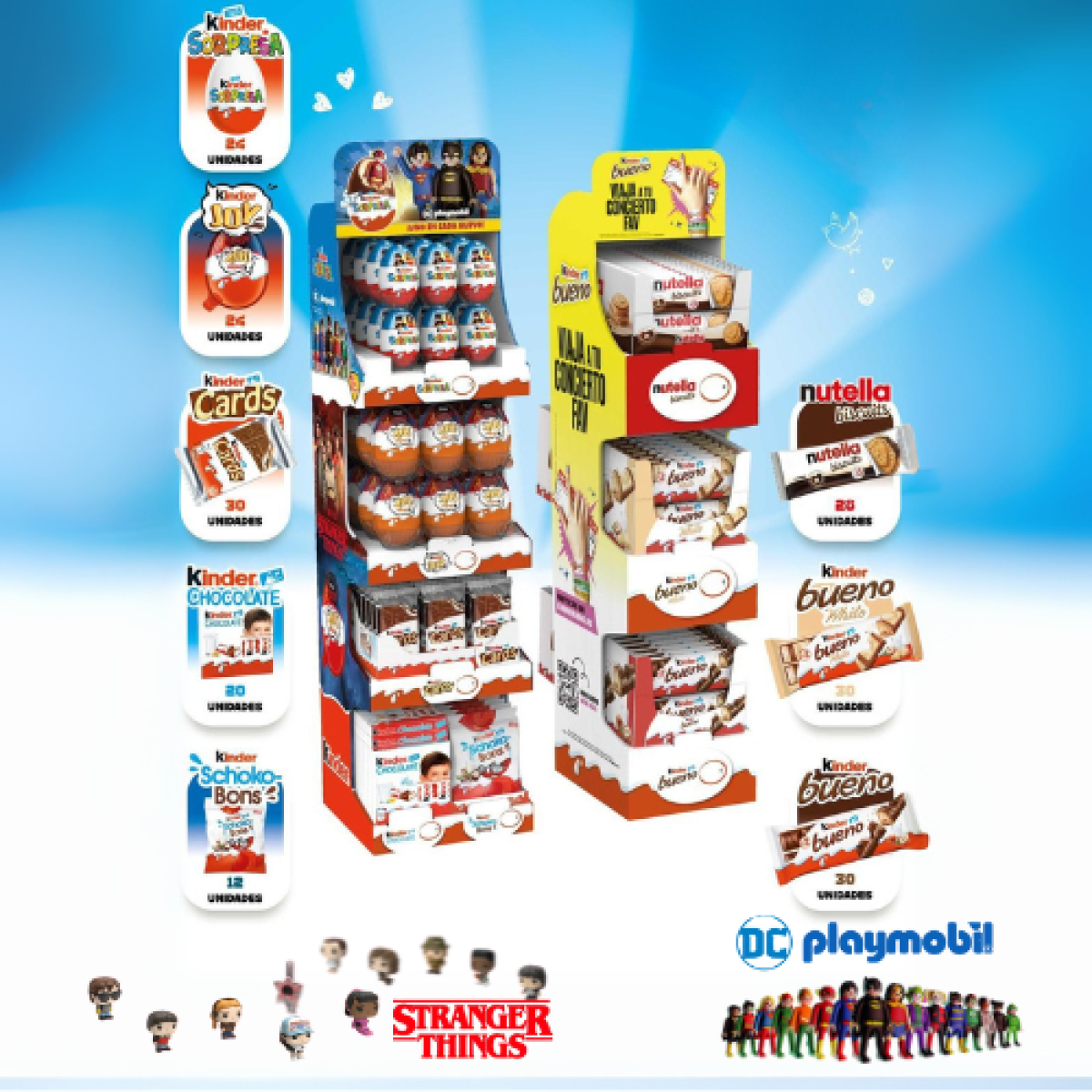 Combo Kinder Chocolate Galletas Kids and Snacks 