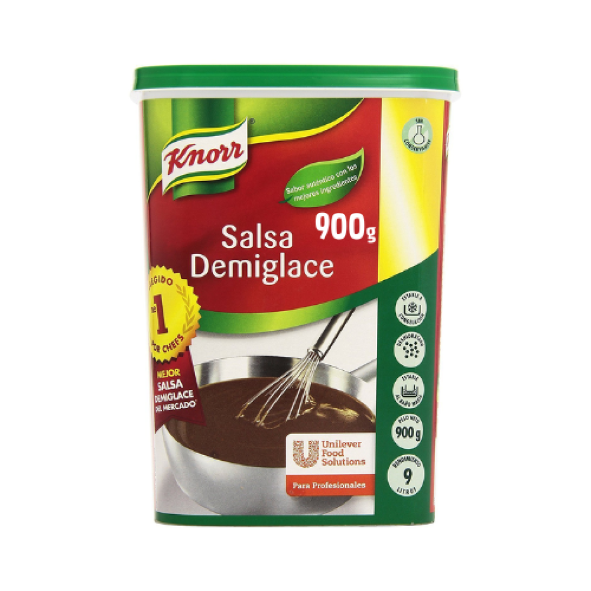 Bote de Salsa Demiglace Deshidratada para Carnes Knorr 900 gr