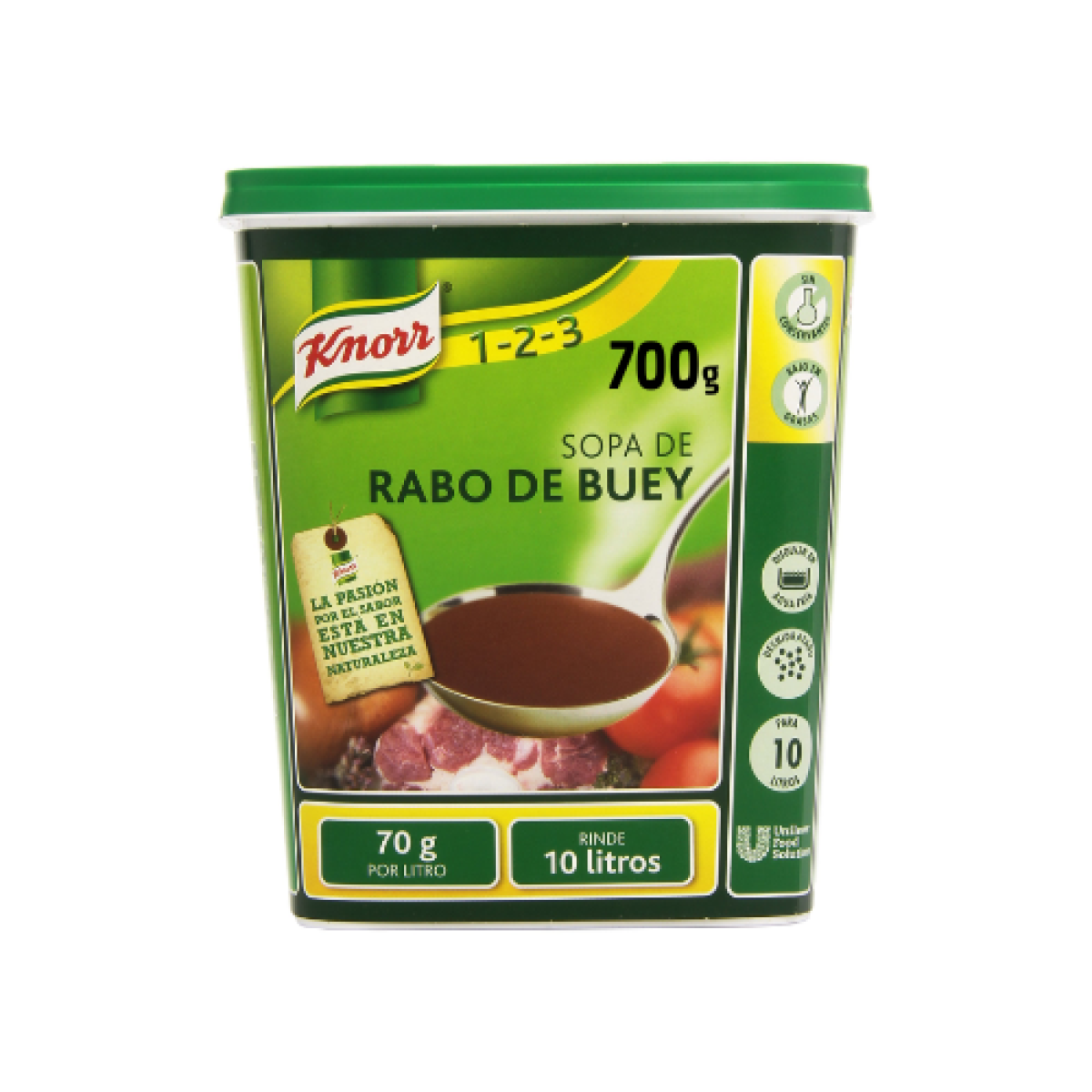Sopa Deshidratada Sabor Rabo de Buey Knorr 700 gr