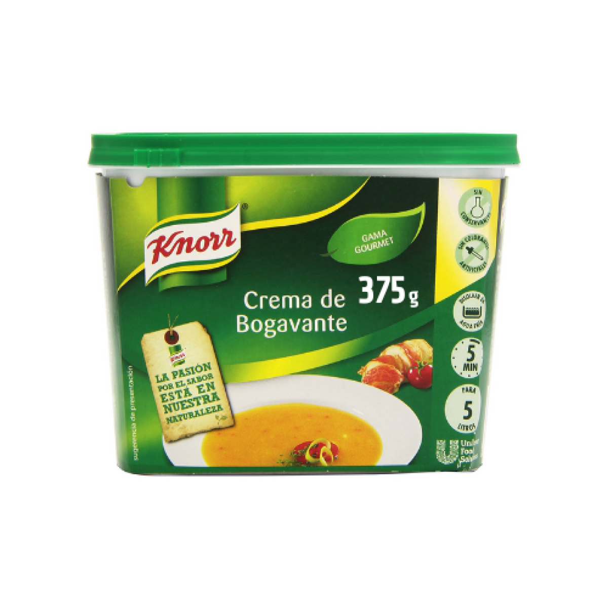 Bote de Crema Deshidratada Sabor Bogavante Knorr 375 gr