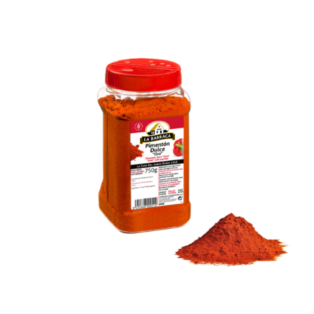 Bote de Pimenton Dulce Molido La Barraca 750 gr