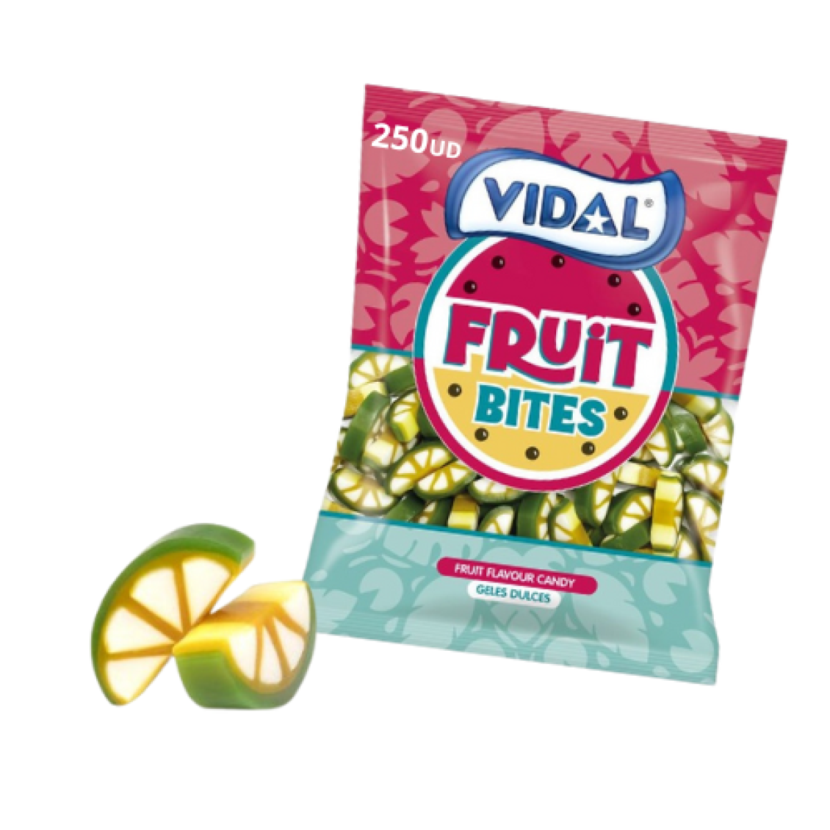 Gominolas Fruit Bites Lima Limon Vidal (250 piezas)