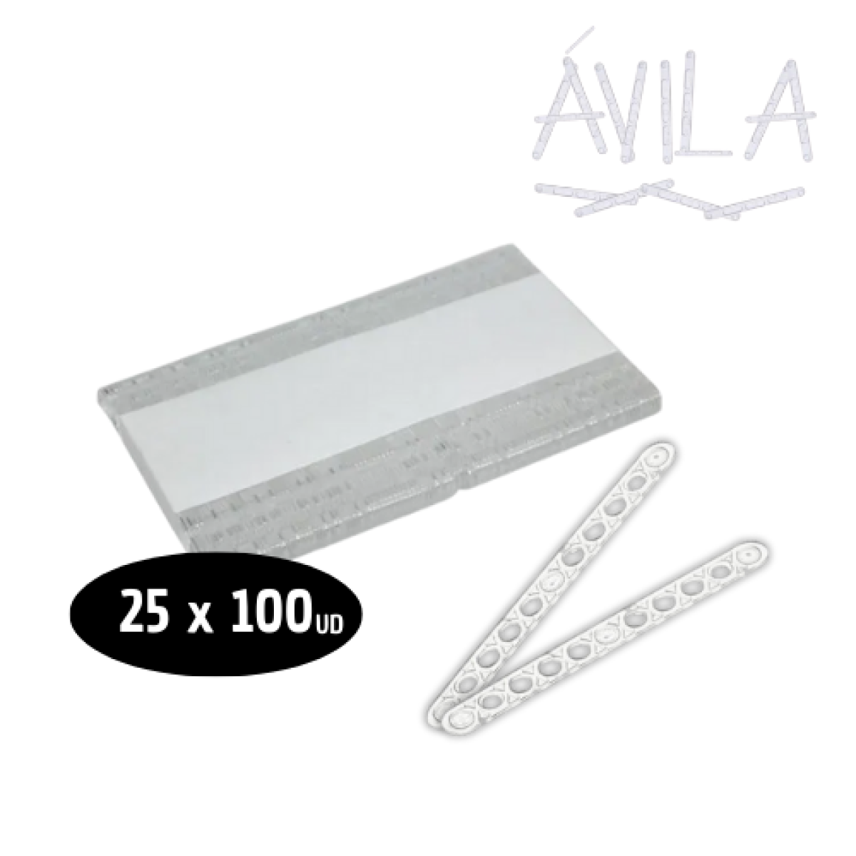 Caja de Paletinas de Plástico Biodegradábles para Vending 90 mm 