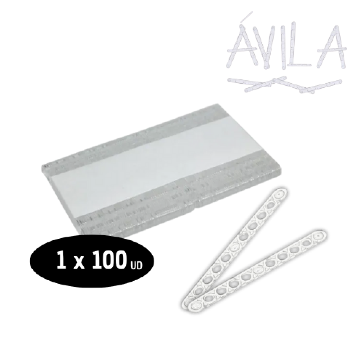 Paquete de Paletinas de Plástico Biodegradábles para Vending 90 mm 