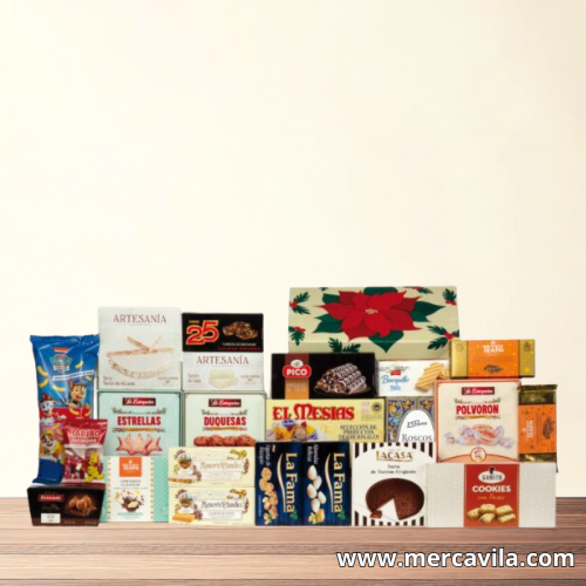 Baúl de Surtido de Dulces Navideños Lote 543