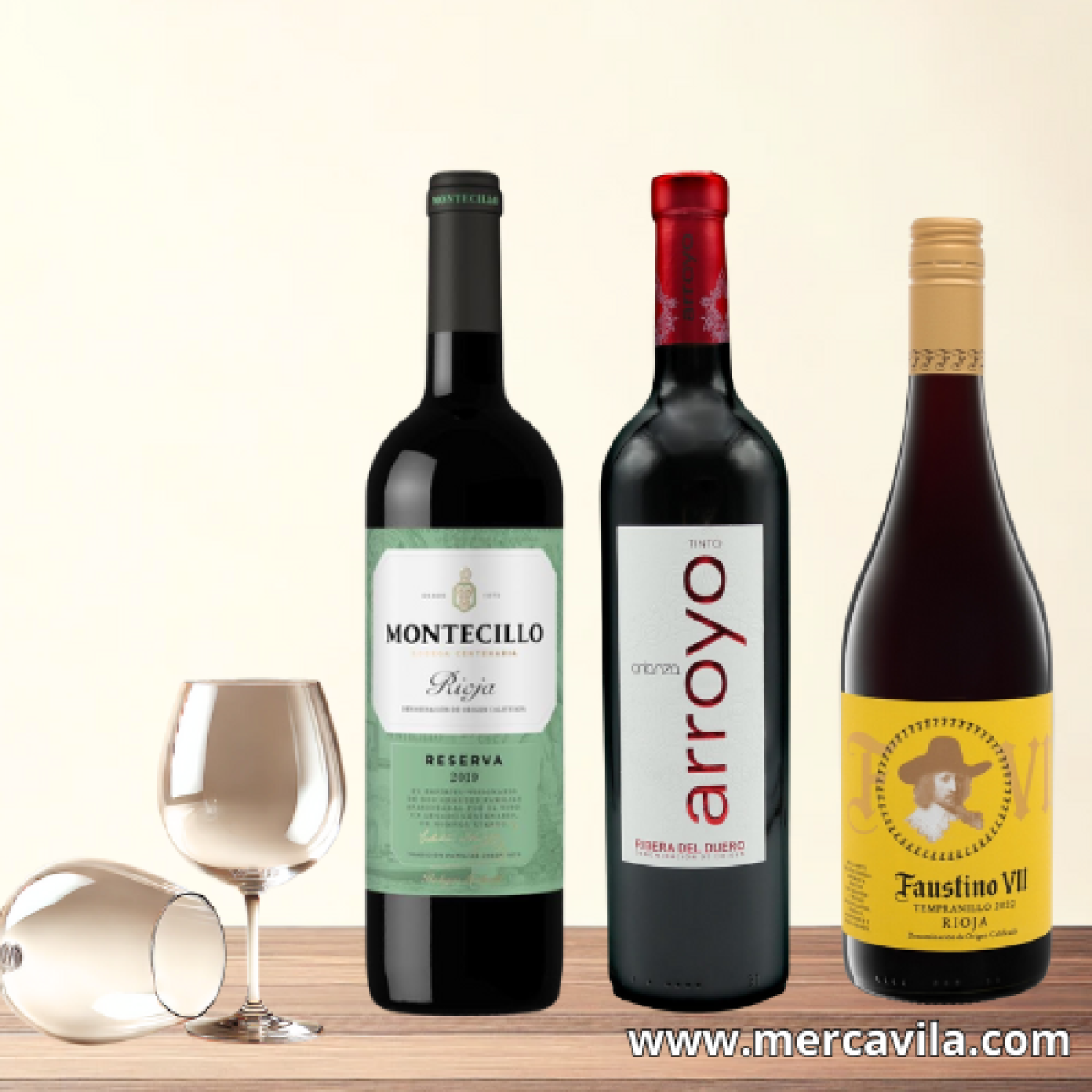 Estuche de Vino D.O. Rioja y Ribera del Duero Lotes Navideños Nº710