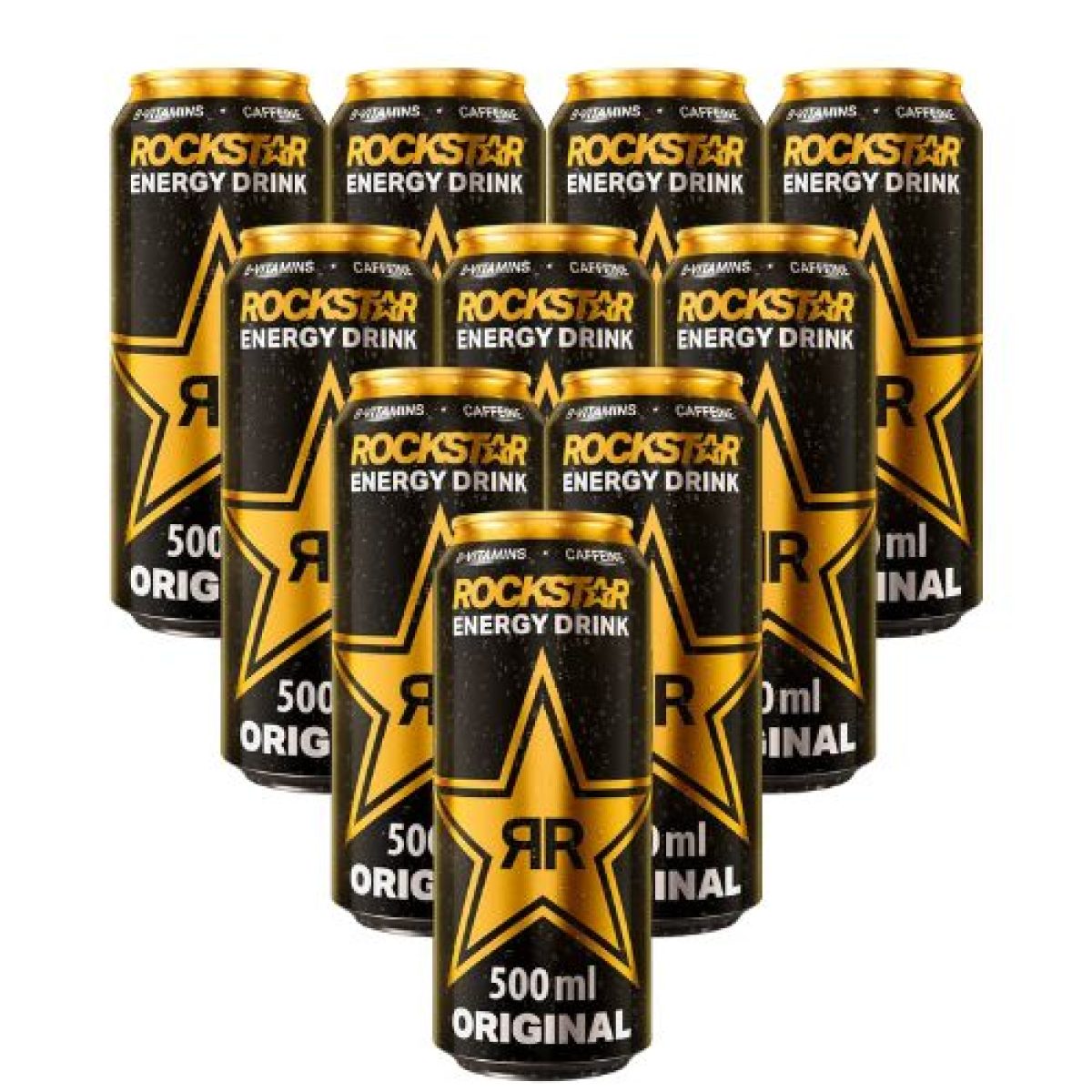 Bebida Energética Rockstar Sabor Original Negro x12 