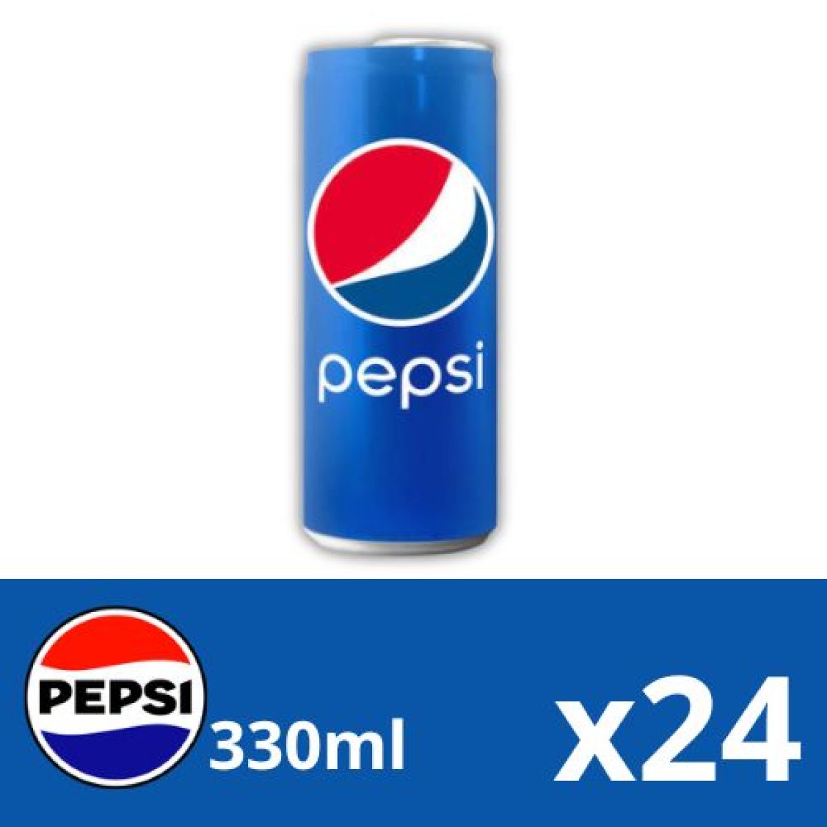 Latas de Pepsi Azul x24