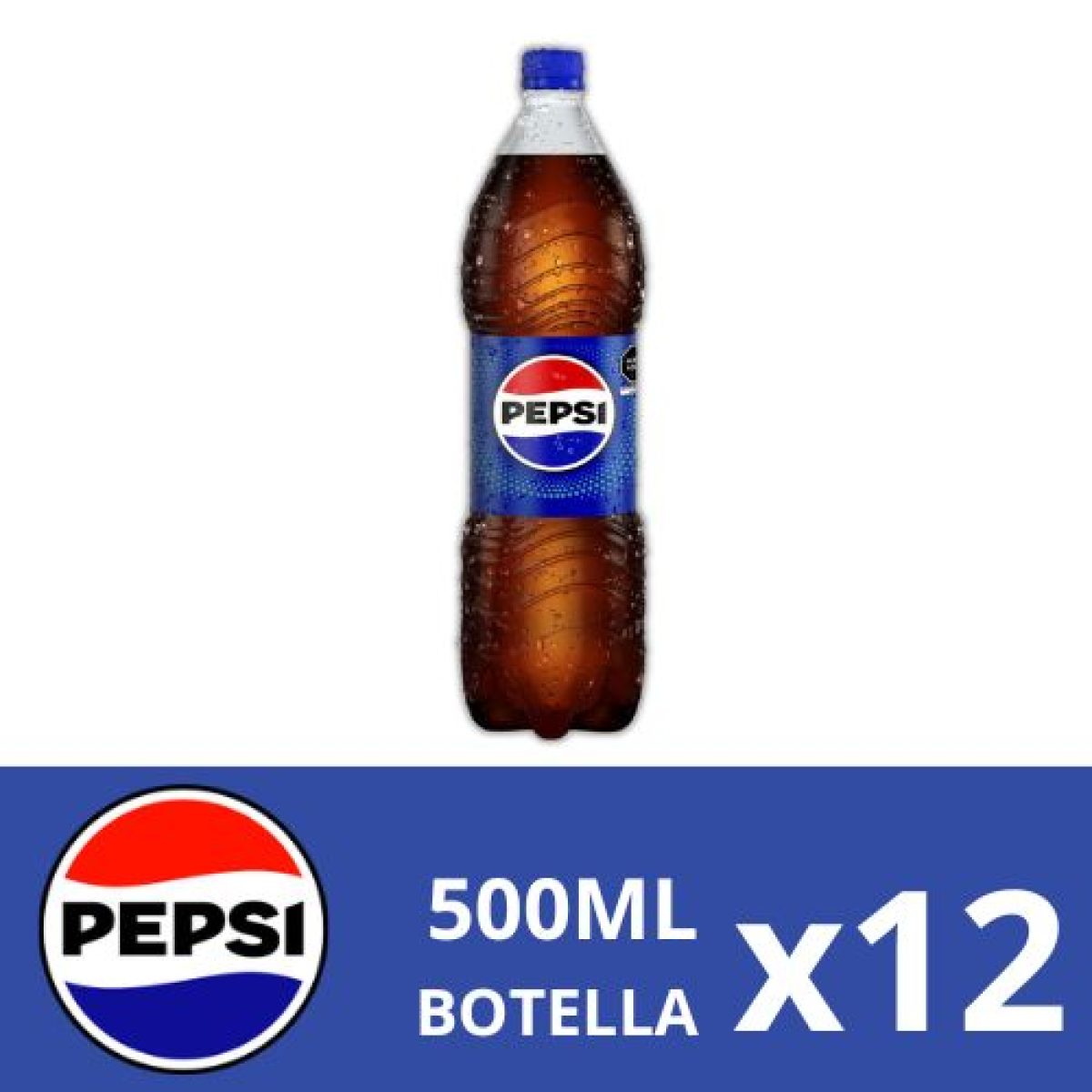 Botellas de Pepsi Original Azul x12