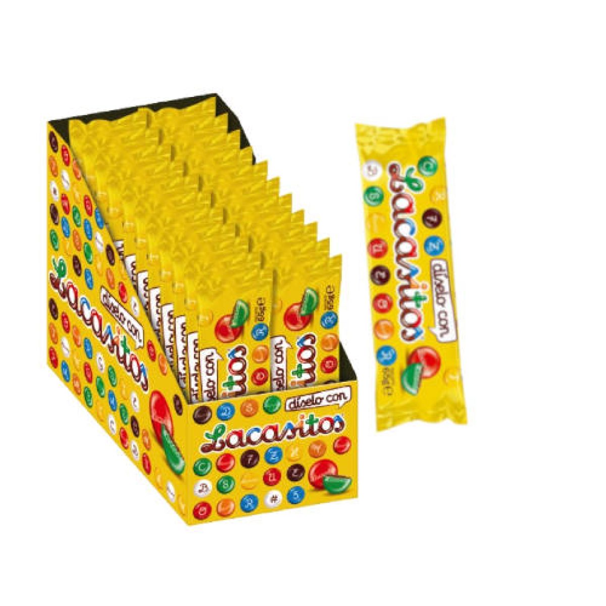 Grageas de Chocolate Lacasitos de Colores x22