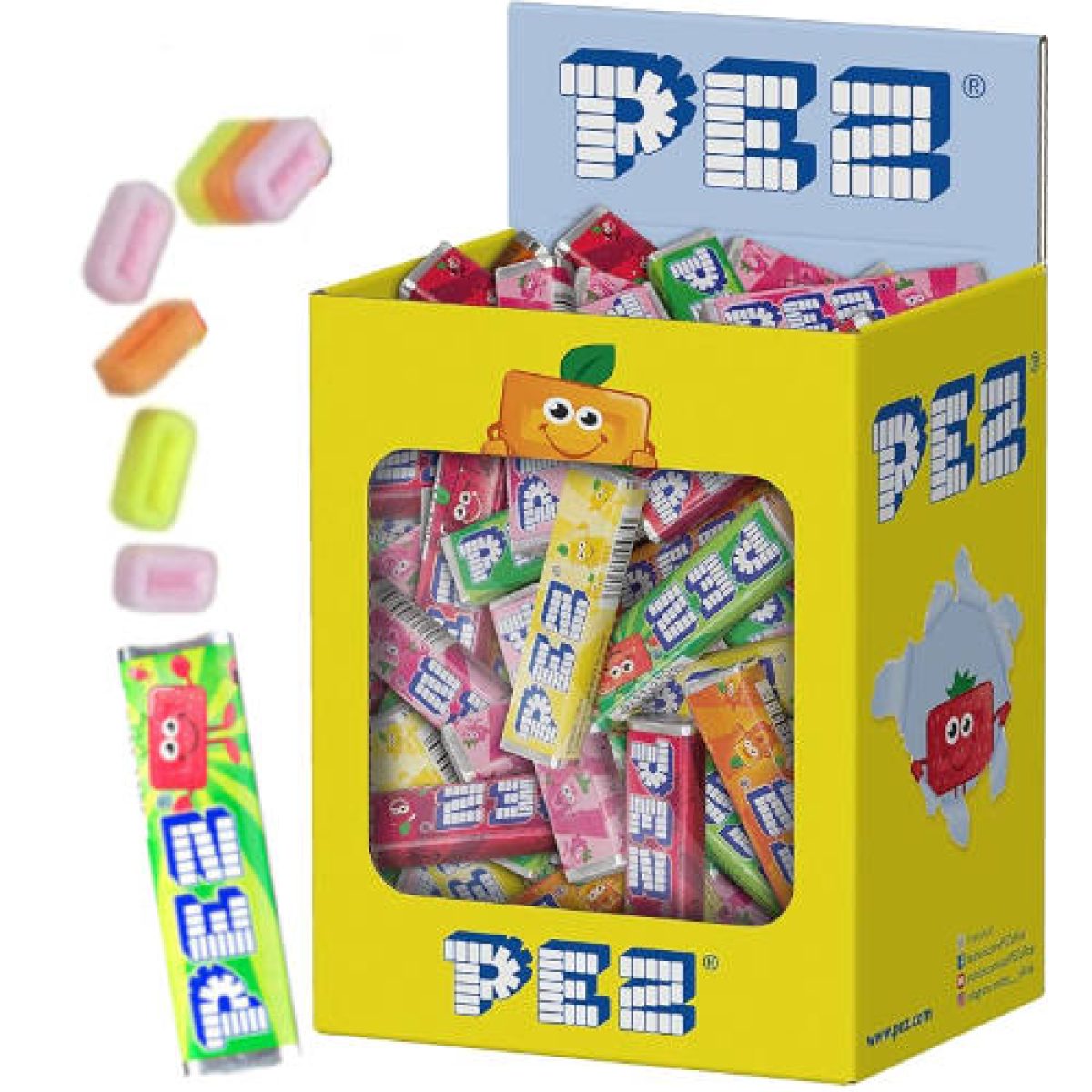 Grageas Divertidas de Caramelos PEZ de Sabores Variados x100