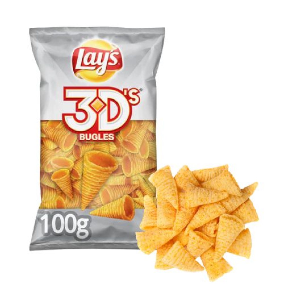 Conos de Maíz Bugles 3D Lays 85gr. x5