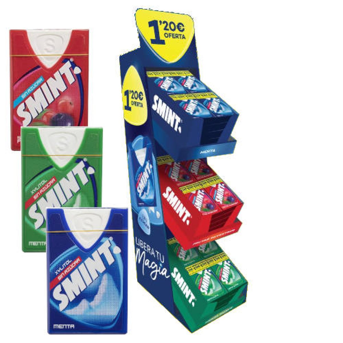 Expositor Smint Tabs Grageas x36