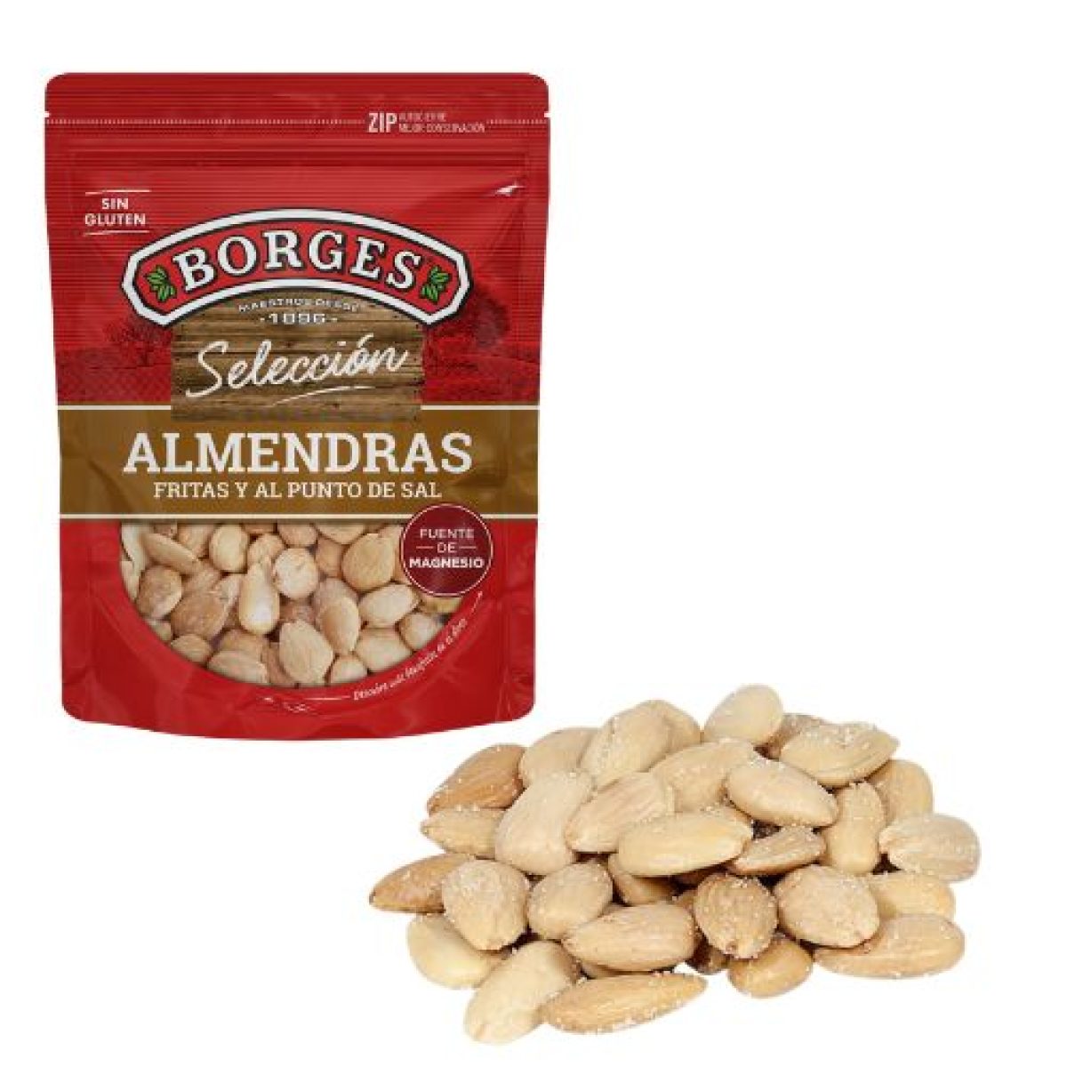Frutos Secos Borges Almendras Fritas Sal 1 kg 