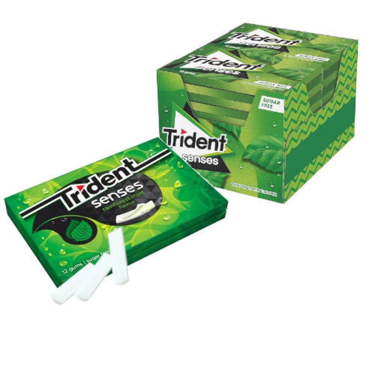 Chicles Trident Senses Menta Verde x12