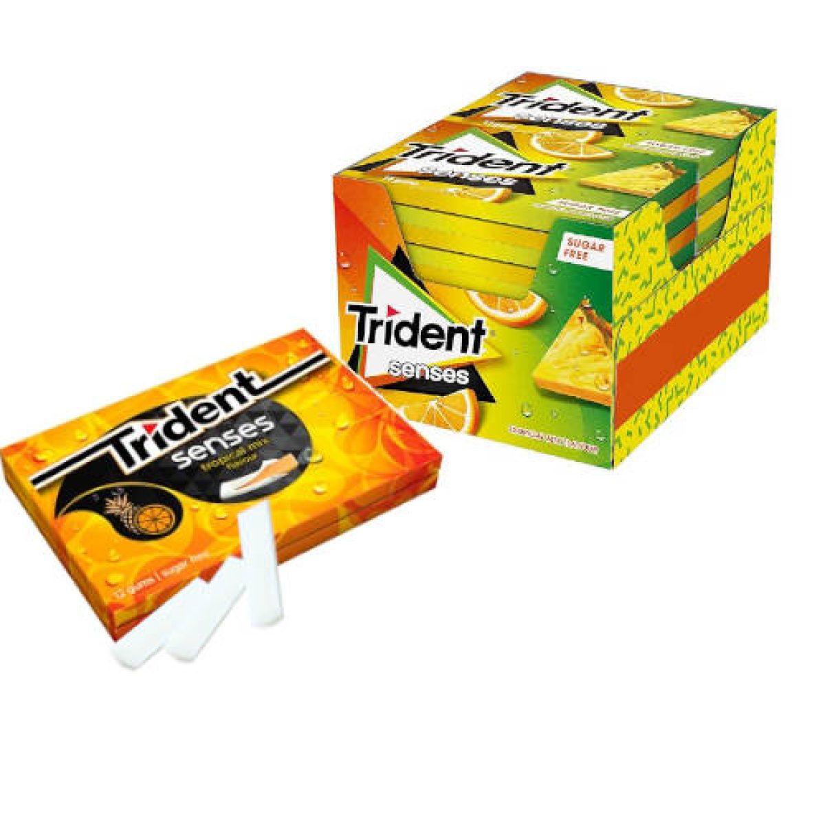 Chicles Trident Senses Tropical x12