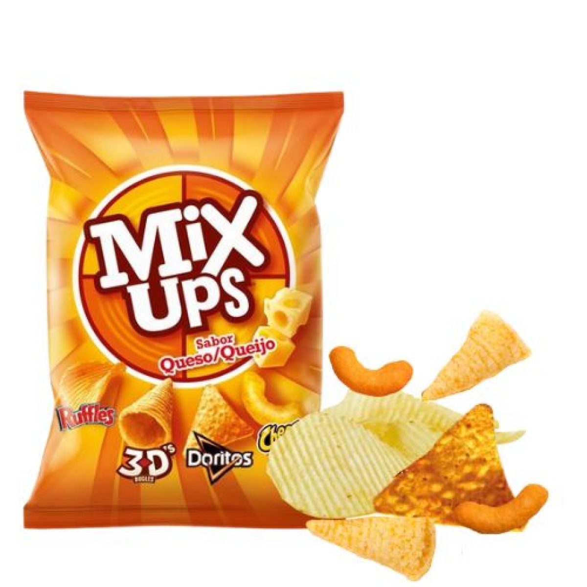 Revuelto Mix Ups Favoritos Sabor Queso 125gr. x9