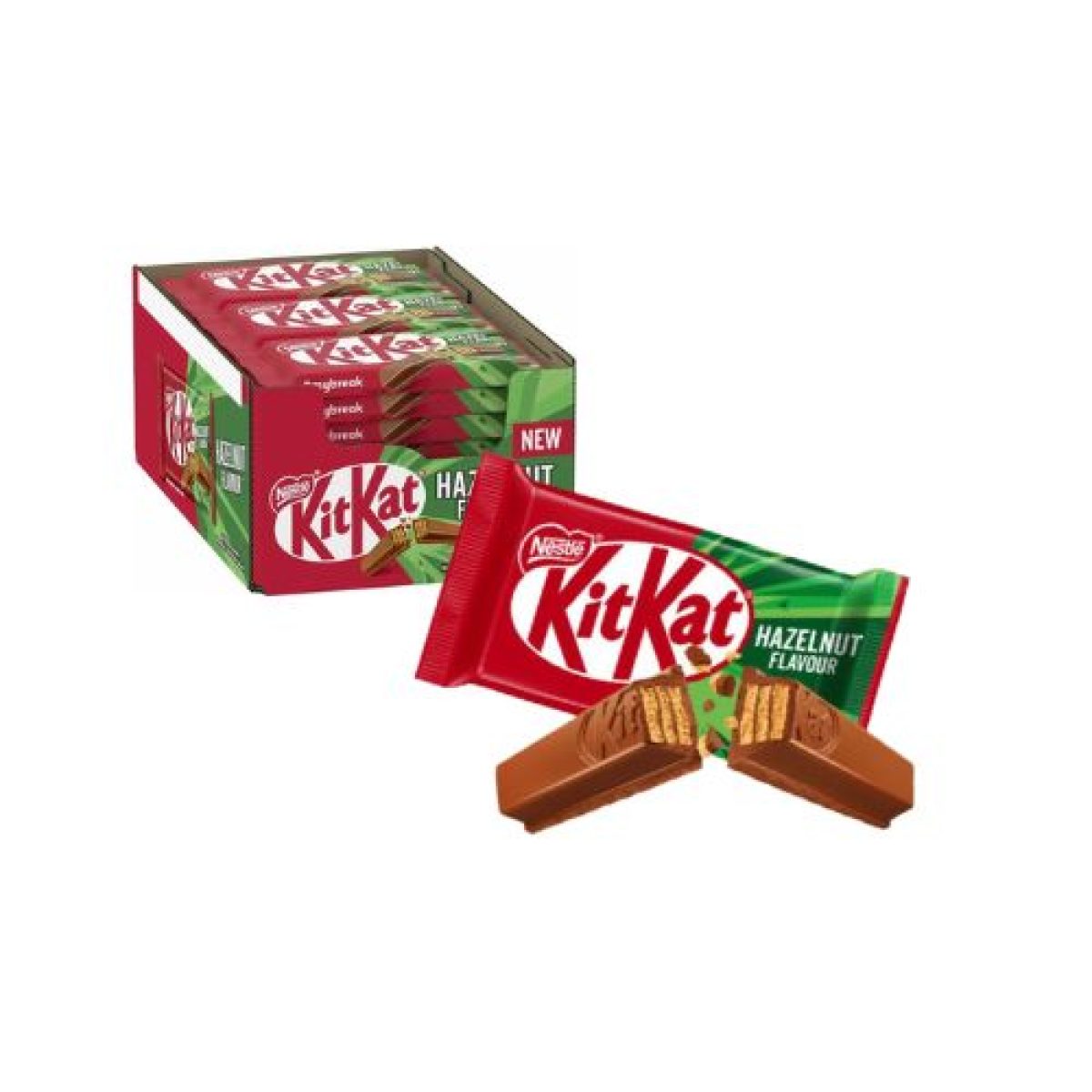 Barritas Kit Kat Recubiertas de Chocolate con Avellanas x24