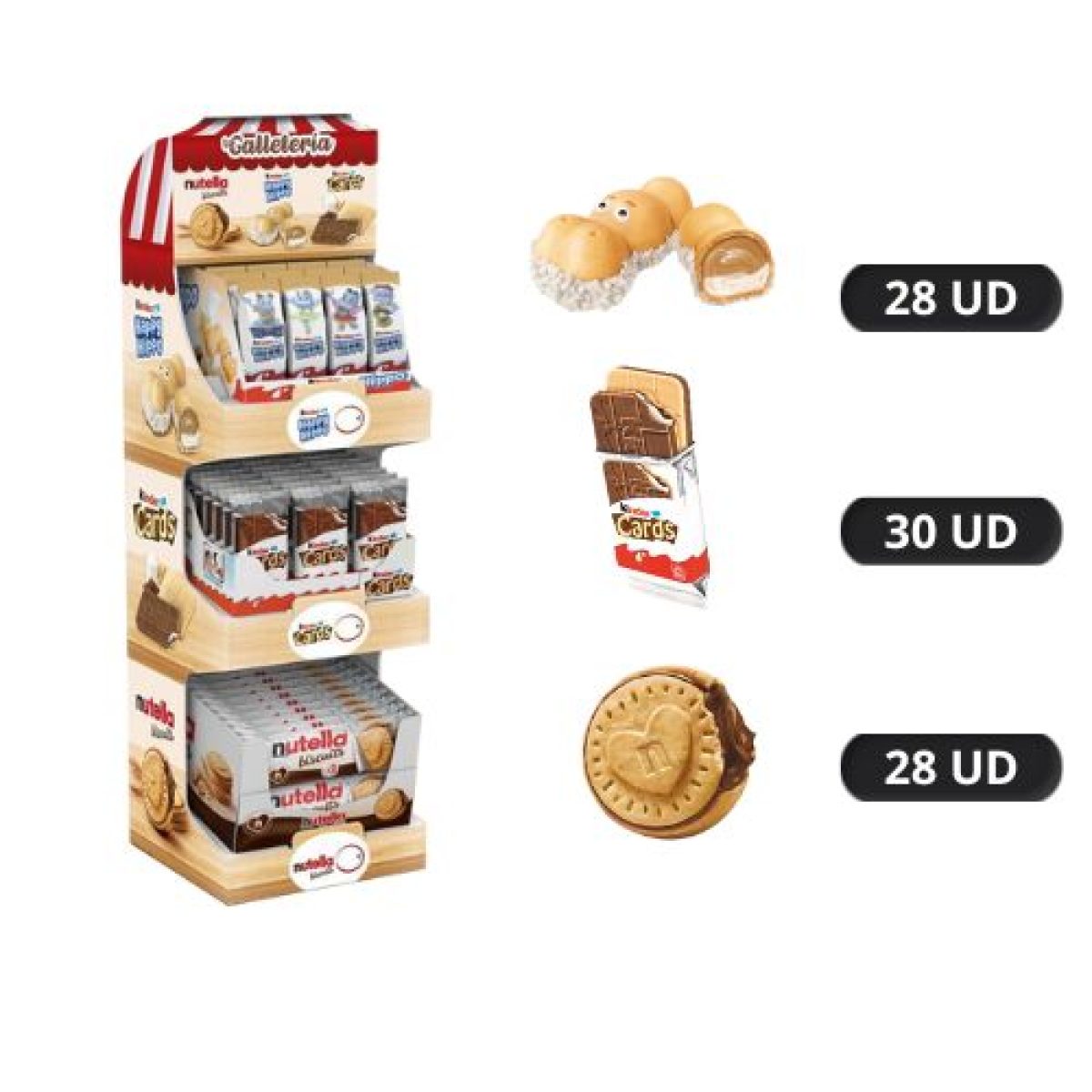 Expositor Kinder Galletería Ferrero