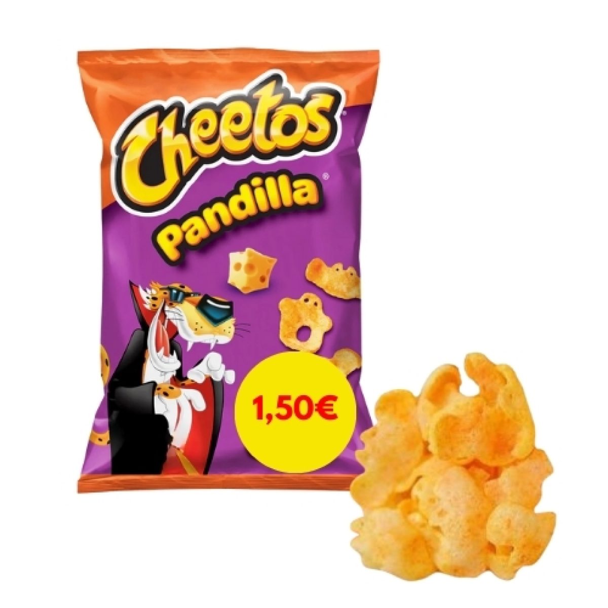 Aperitivos Cheetos Pandilla Sabor Queso Pepsico x12