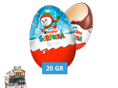 Expositor Kinder Casa de Navidad de Chocolate Avellanas (40 piezas)