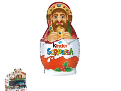 Expositor Kinder Casa de Navidad de Chocolate Avellanas (40 piezas)