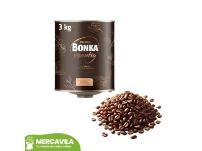 Lata de Café en Grano Arábico Natural Bonka Essentia Nestle 3 kg