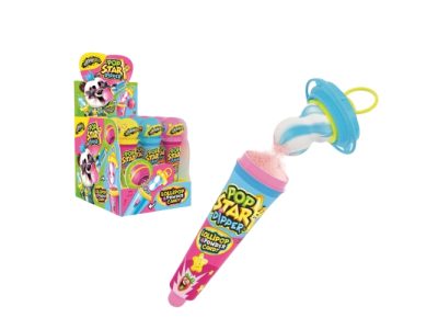 Chupete de Caramelo con Polvos Pica Pop Star Dipper JohnyBee x12