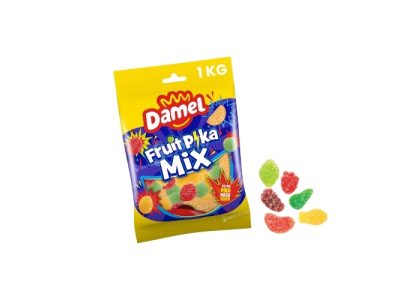 Gominolas Recubiertas de Azúcar Mini Fruit Pika Mix Damel 1 kg
