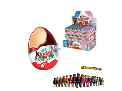 Huevos Kinder Sorpresa de Chocolate con Juguete Playmobil 20gr (72 ud)