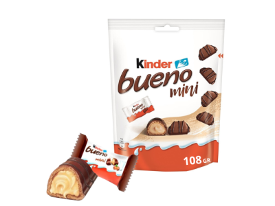 Kinder Mini Bueno Relleno de Crema de Avellanas 108gr (6 ud) 