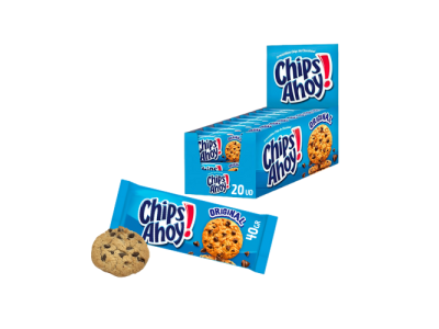 Galletas Recubiertas de Pepitas de Chocolate Chips Ahoy 40gr (20 ud)