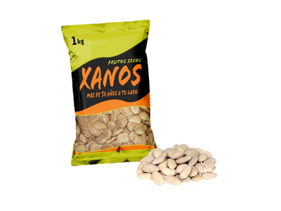 Bolsa de Almendra Pelada Cruda Xanos 1 kg 