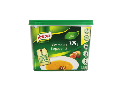 Bote de Crema Deshidratada Sabor Bogavante Knorr 375 gr