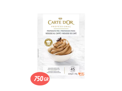 Preparado de Mousse Sabor Cafe Carte Dor 750 gr