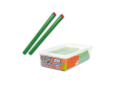 Regalices Dulcitar Brillo XL Sabor Sandia Vidal 1,7 kg (30 ud)