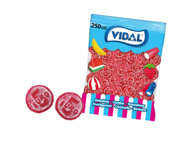 Golosina Moneda Euro Recubierta de Azúcar Pica Vidal (250 piezas)