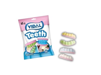 Bolsa de Dentaduras de Colores Vidal 65 gr (14 ud)