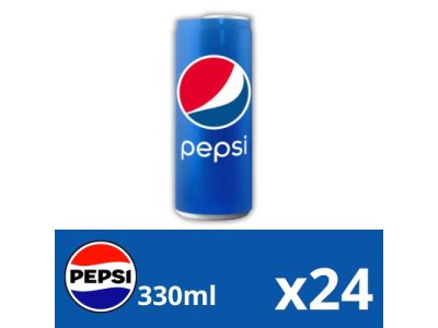 Latas de Pepsi Azul x24