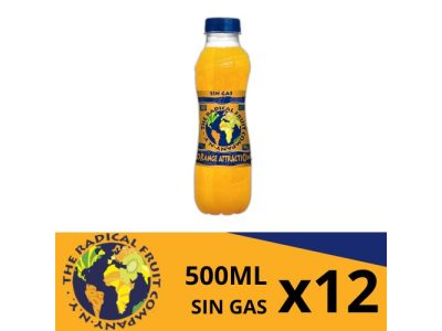 Botellas de Radical Fruit Orange Attraction Sabor Naranja x12