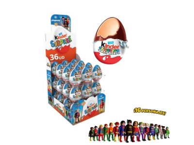 Huevos de Chocolate Kinder Sorpresa con Juguete Playmobil 20gr (36 ud)