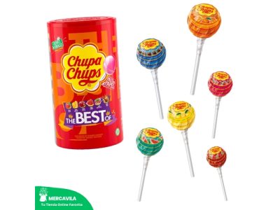 Caramelos de Sabores Duros con Palo Chupa Chups x110