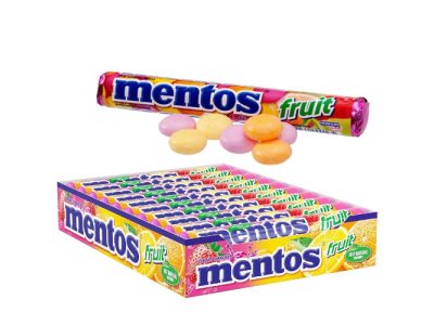 Grageas Masticables Caramelos Mentos con Sabores Afrutados x20