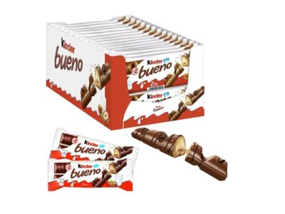 Barritas de Avellanas Kinder Bueno Chocolate Ferrero x30