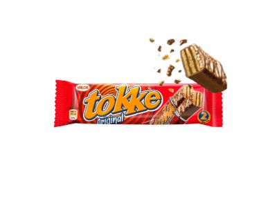 Tokke de Barquillo Crujiente Recubierto de Chocolate x30